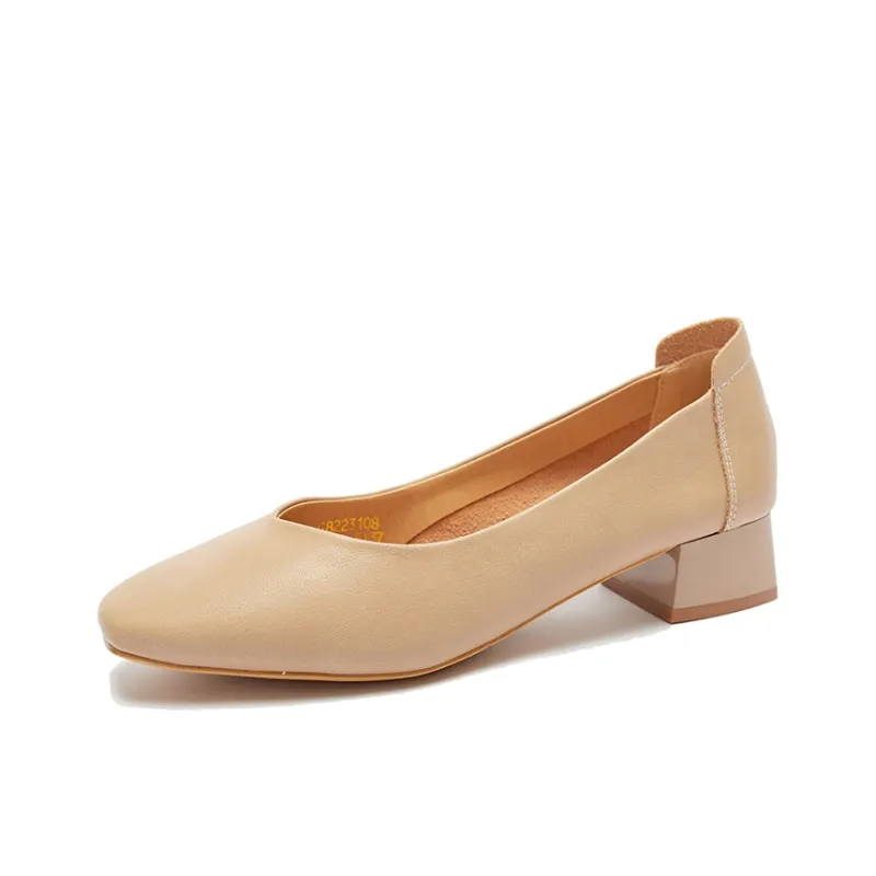 Mulinsen Chunky Heel High Heels 3.5cm Women's-7