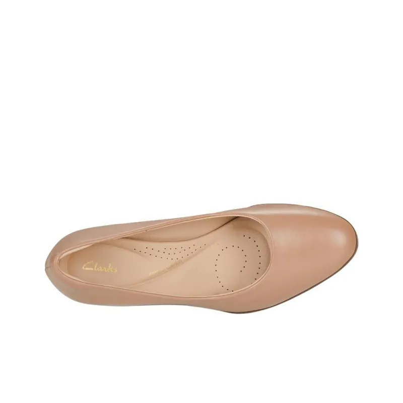 Clarks Freva 85mm Leather Pumps-5
