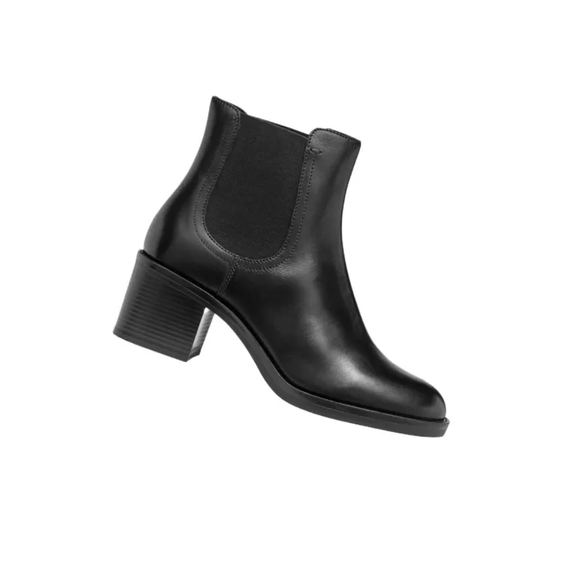 GEOX Serilda 60 Short Chelsea Boots 6CM Women's Black-2