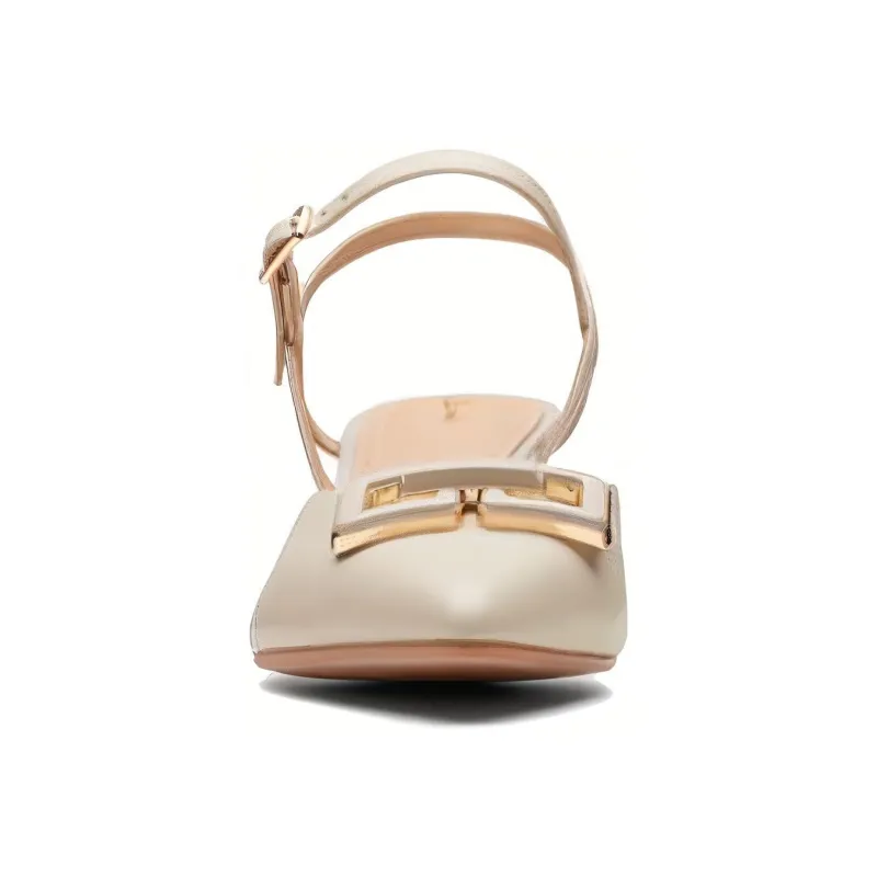 Clarks Slim Heel High Heels 5.5cm Women's White-2