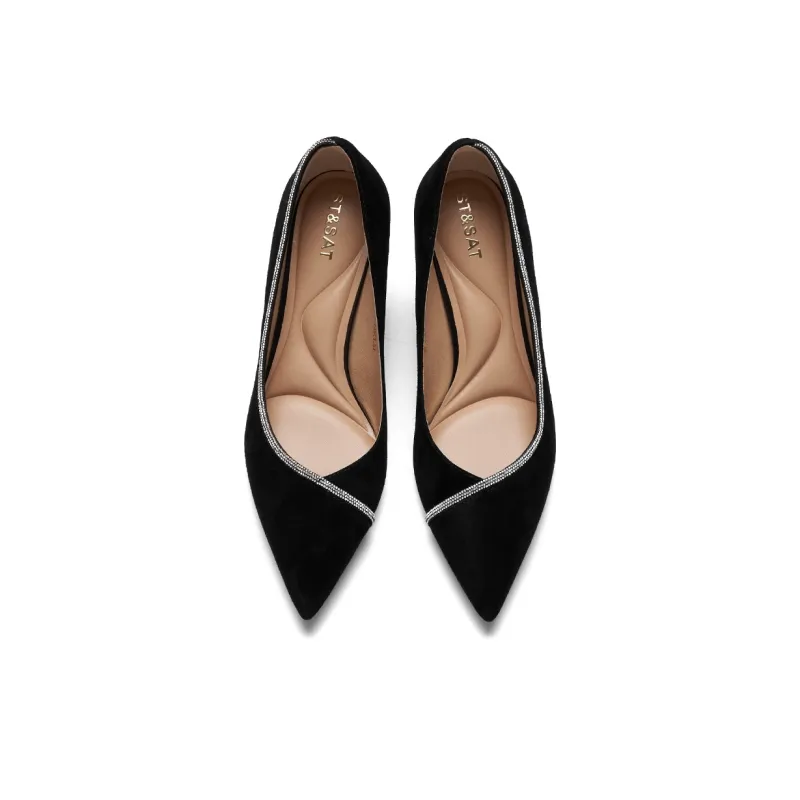 ST&SAT Slim Heel High Heels 6.5cm Women's-2