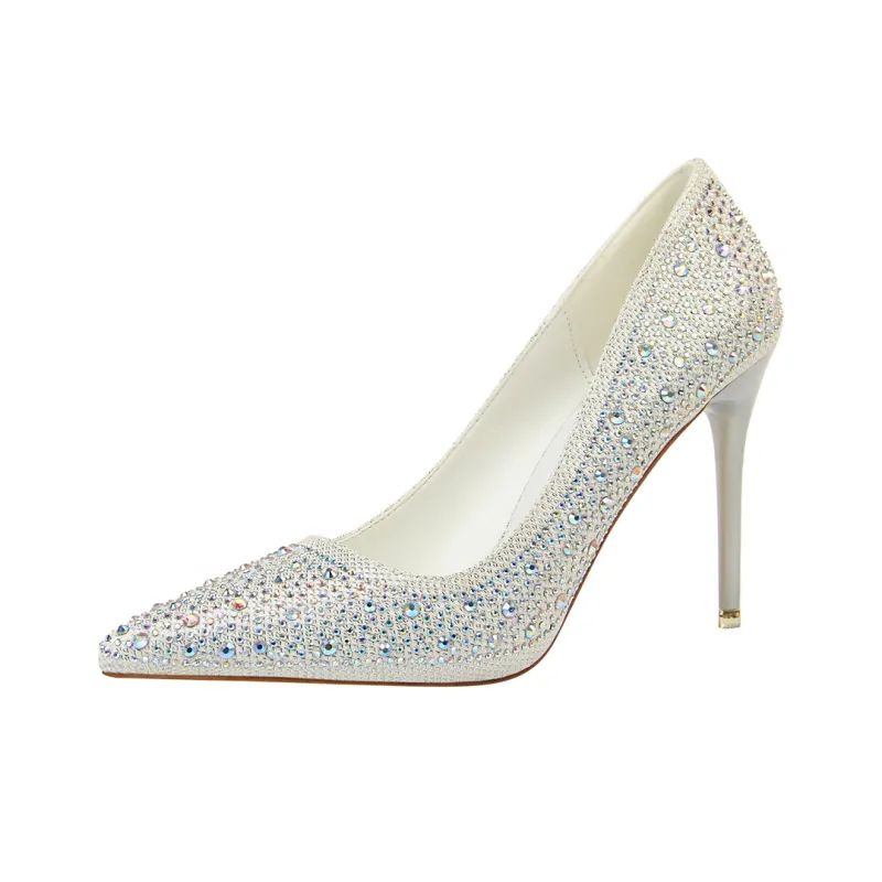 QITUMAUL Slim Heel High Heels Women's-25