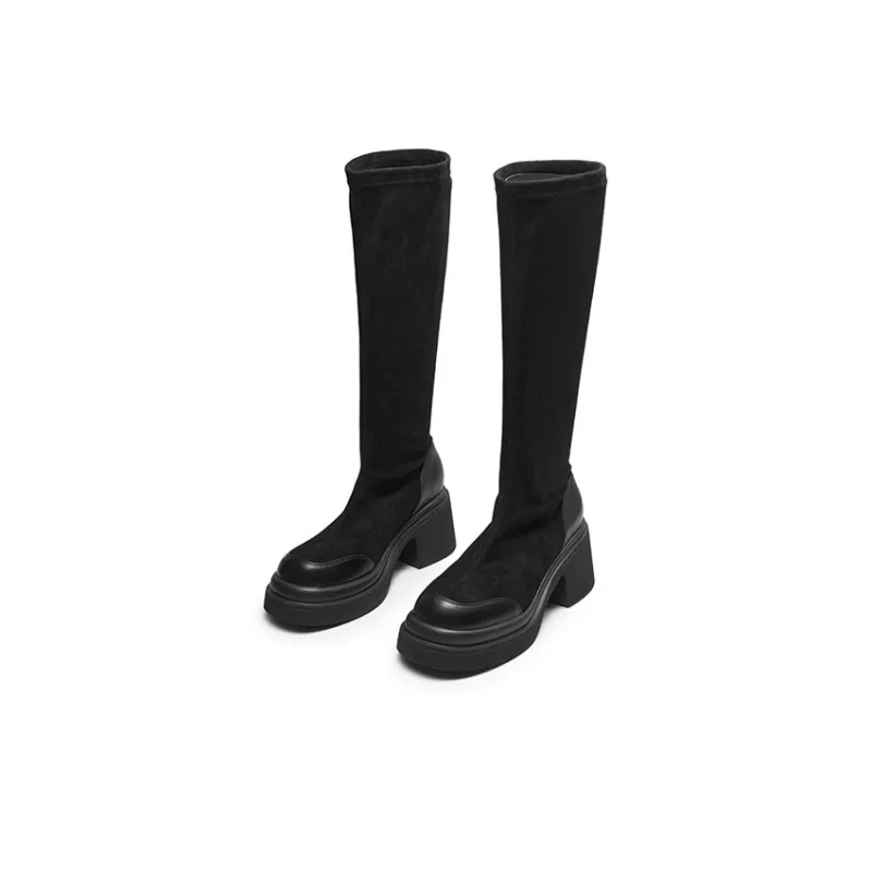 RED DRAGONFLY Knee high Boots 10CM Women's-2