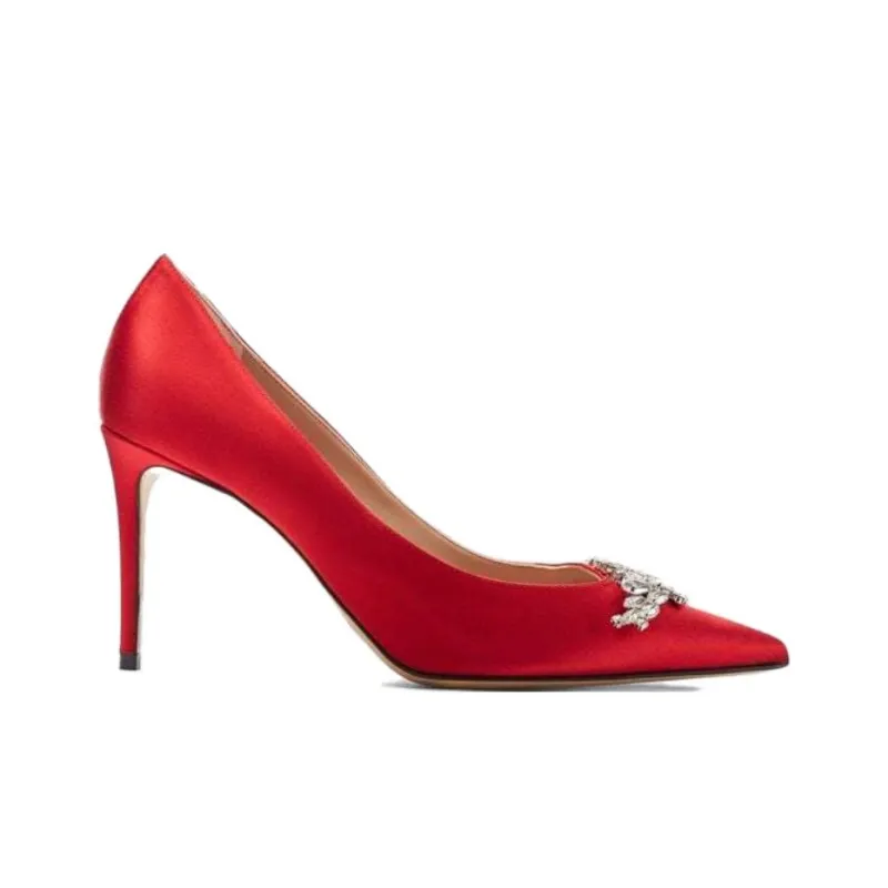 SCAROSSO Greta Embellished Pointed-Toe Pumps-1