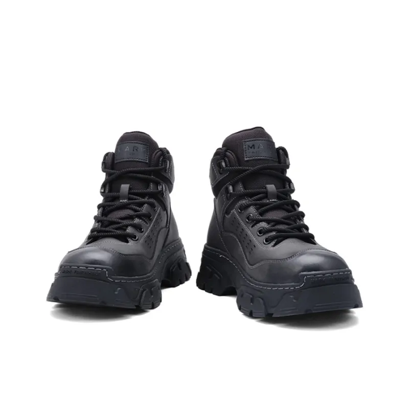 FAIRWHALE Short Martin Boot Men's Black-3