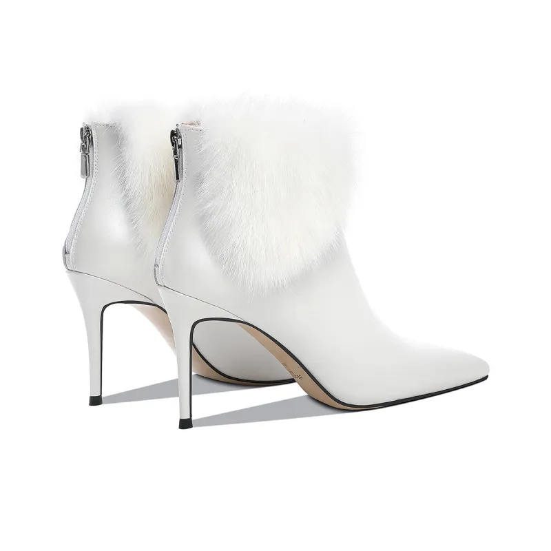 HAOYASENNU Ankle Boots 9cm Women's-3