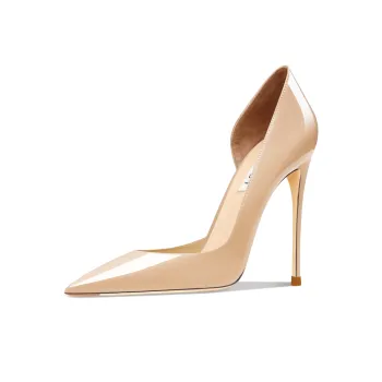 Suyymakk Slim Heel High Heels Women's Yellow