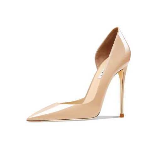 Suyymakk Slim Heel High Heels Women's Yellow