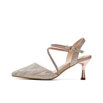 GNSJ Slim Heel High Heels 6cm Women's Champagne