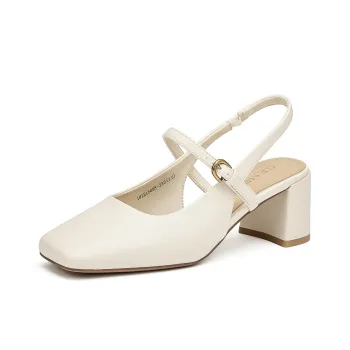 GEMEIQ Block Heel High Heels 6cm Women's