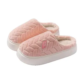 JOYTOUR Cotton Slippers For Fall And Winter Indoor Home Use Slip Resistant And Warm