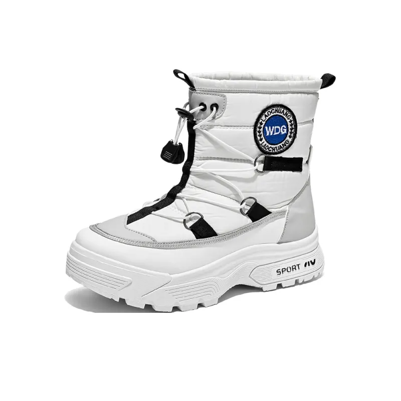 GNVA Snow Boots Men White/Black-1