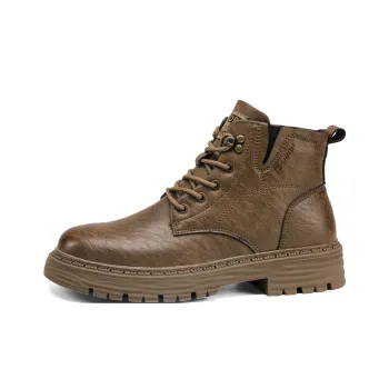 Seattle Palm Martin Boots Men Black/Khaki