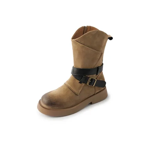 XIAOAJUE Ankle Boots 3.5cm Women's