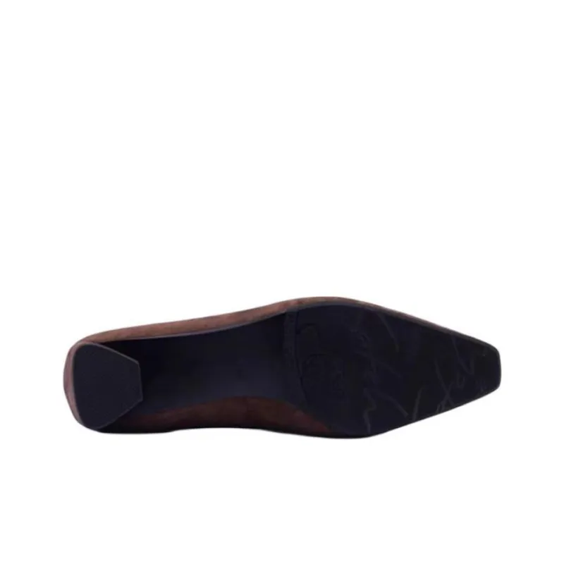Satchi Chunky Heel High Heels 5cm Women's Coffee-4