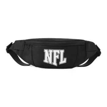 NFL Fabric Waist Bag Chest Bag Unisex Black