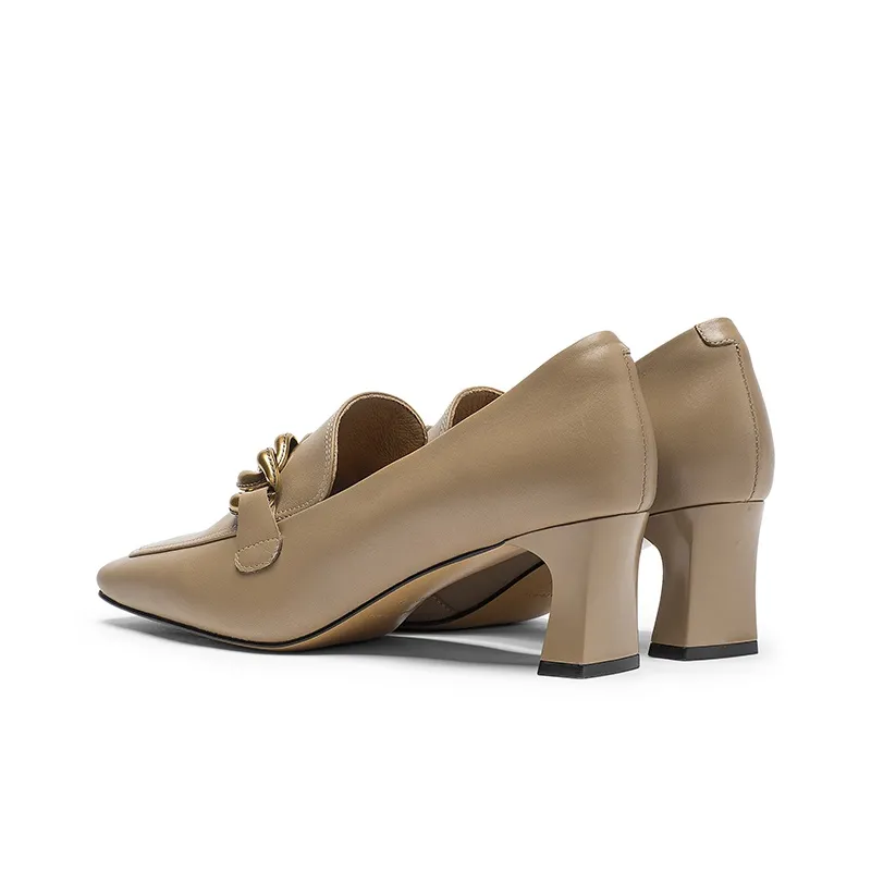 Coup De Foudre Block Heel High Heels 5.5cm Women's-9