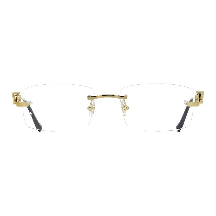 Cartier Rimless Square Glasses-1