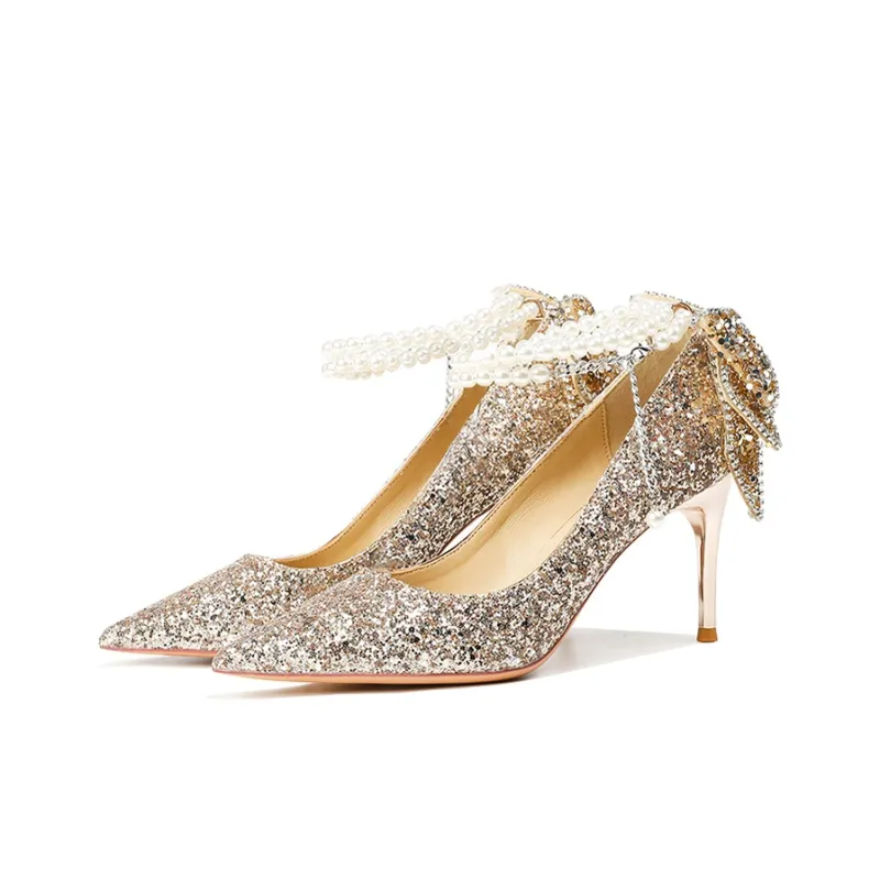 TADSW Slim Heel High Heels 8cm Women's-2