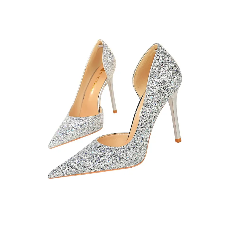 QITUMAUL Slim Heel High Heels 10.5cm Women's-23