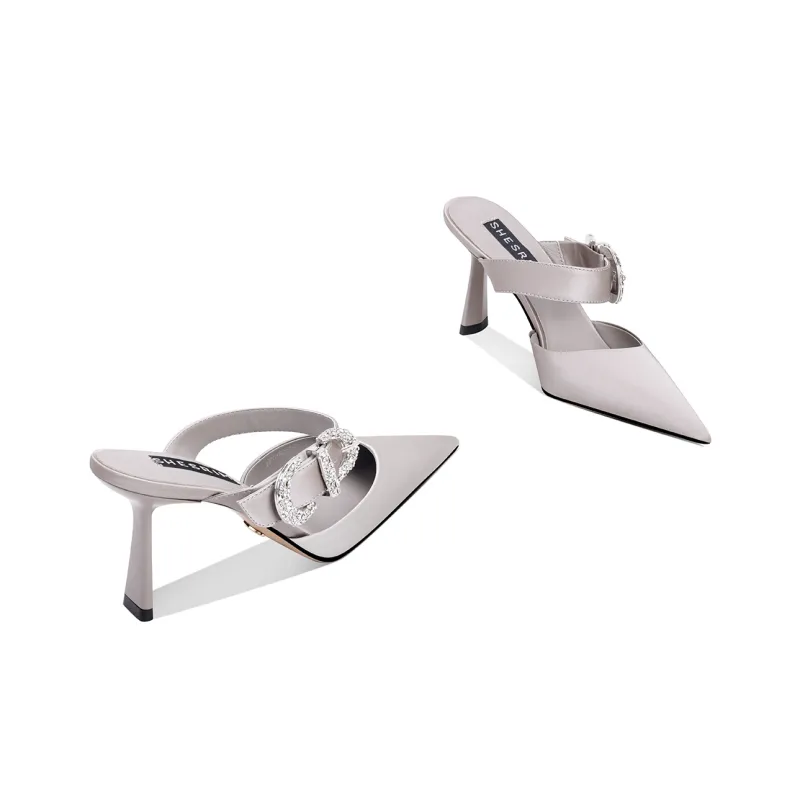 Shesrim High Heels Women's Gray/Black-6