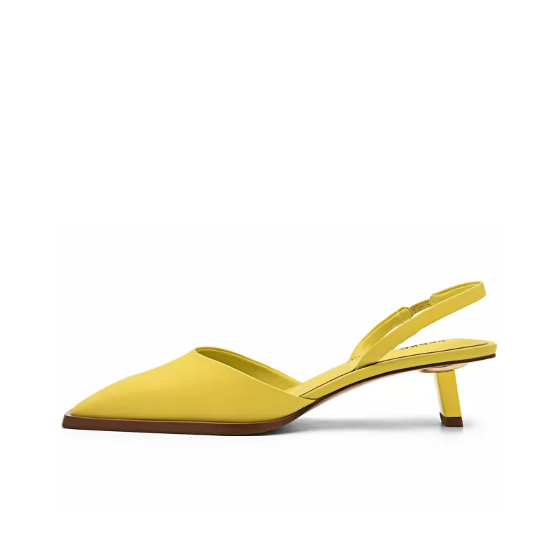 PEDRO High Heels Women's Black/Light Red/White/Yellow-3