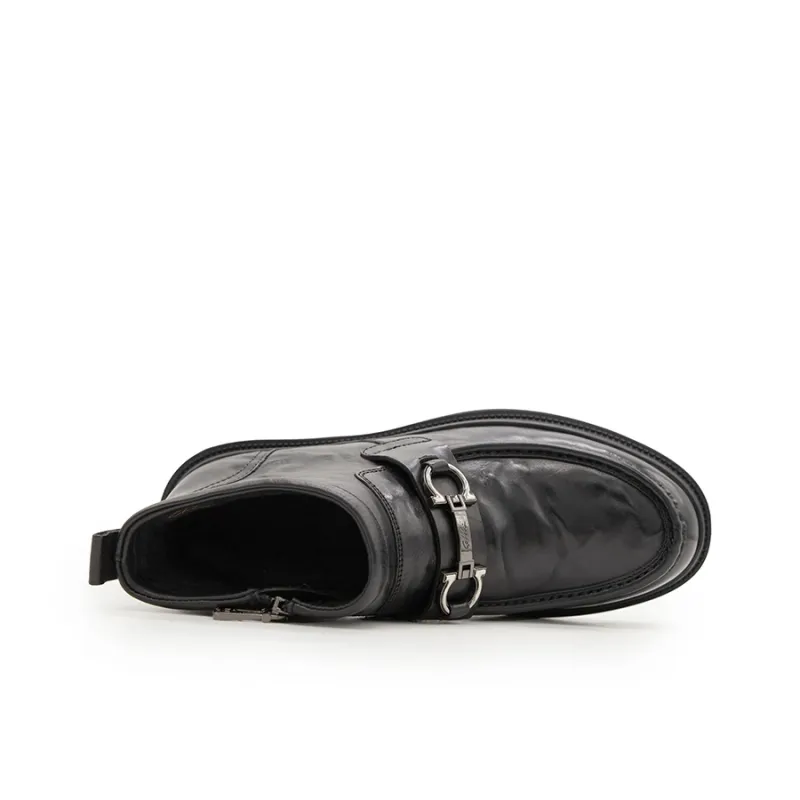 Satchi Ankle Boots Men Black-4