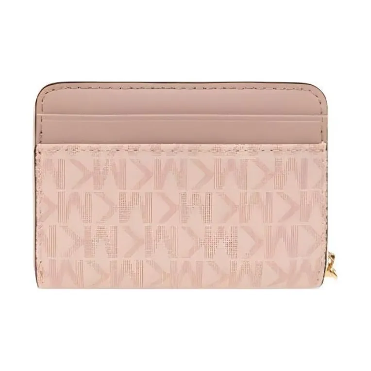 MICHAEL KORS Jet Set Charm PVC Card Holder Wallet Regular Women's Pink-3