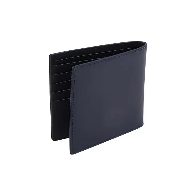 A.P.C Cow Leather Wallet Men's Navy Blue-1