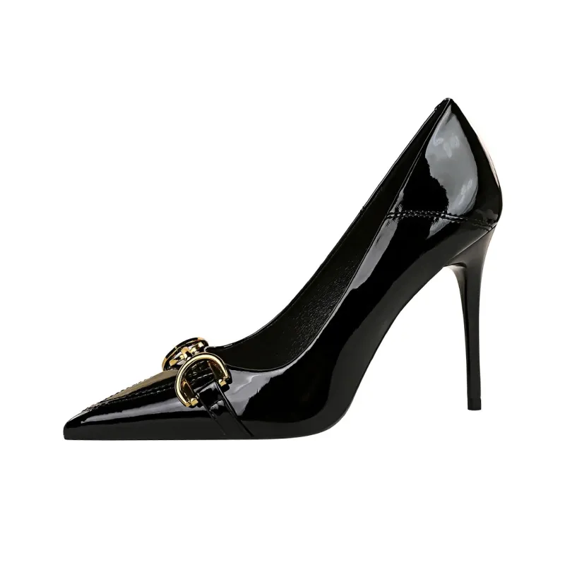 QITUMAUL Slim Heel High Heels Women's-15