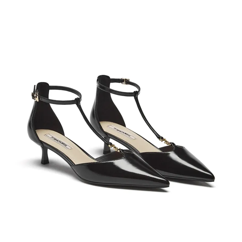 73Hours Slim Heel High Heels 4.5cm Women's-7