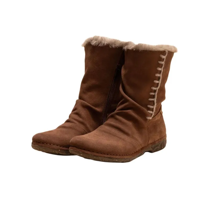 El Naturalista ANGKOR Ankle Boots 2cm Women's Brown-1