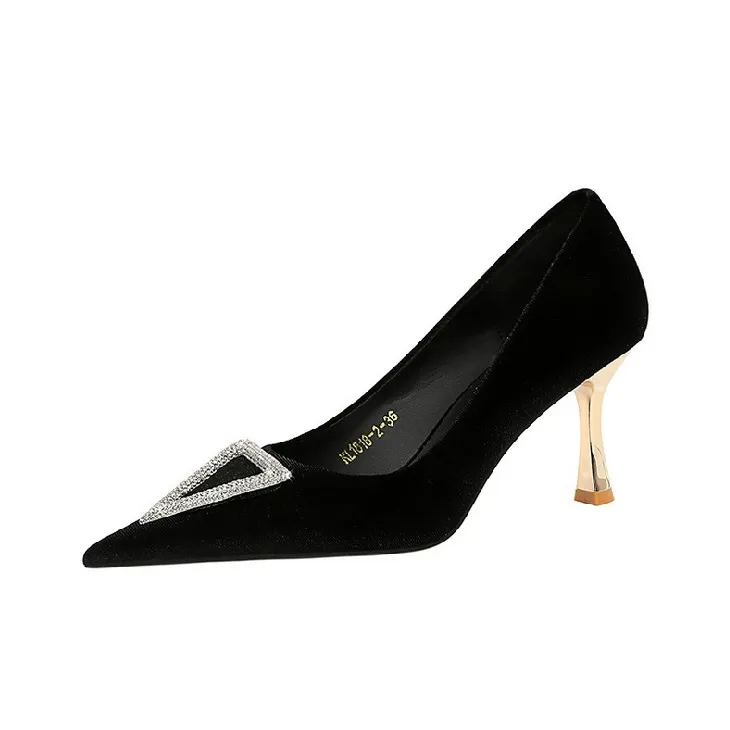 BIGTREE Slim Heel High Heels 7cm Women's-0