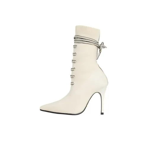 Tommy Hilfiger Ankle Boots 10cm Women's Beige