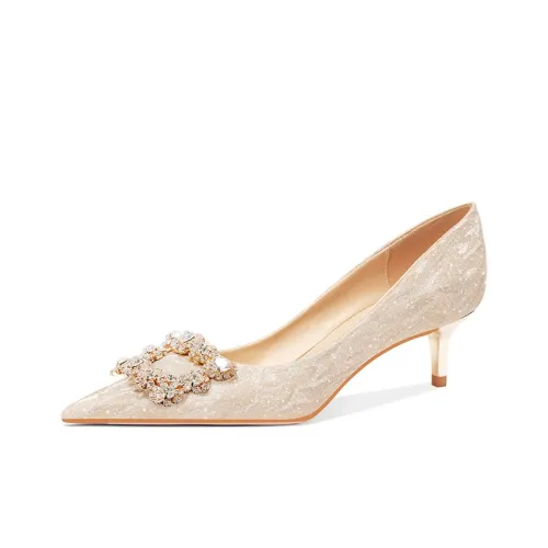 MEIAI High Heels Women's Gold
