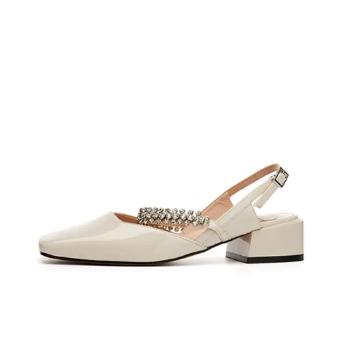 DAPHNE Block Heel Stylish Sandal 4cm Women's