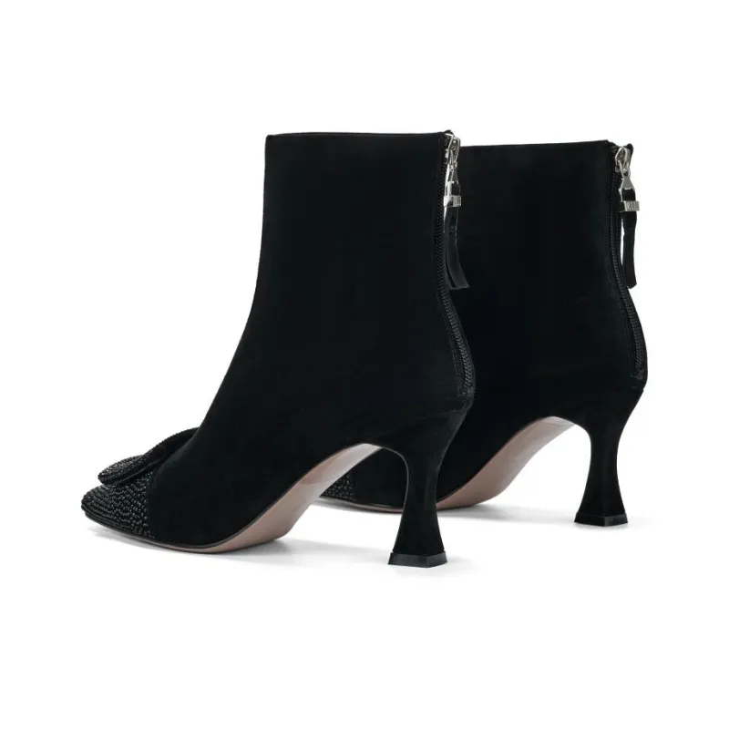 ELLE Ankle Boots Women's Khaki/Black-3