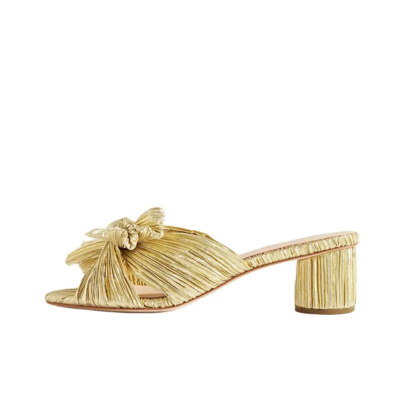 Loeffler Randall Emilia Pleated Knot Mules-0