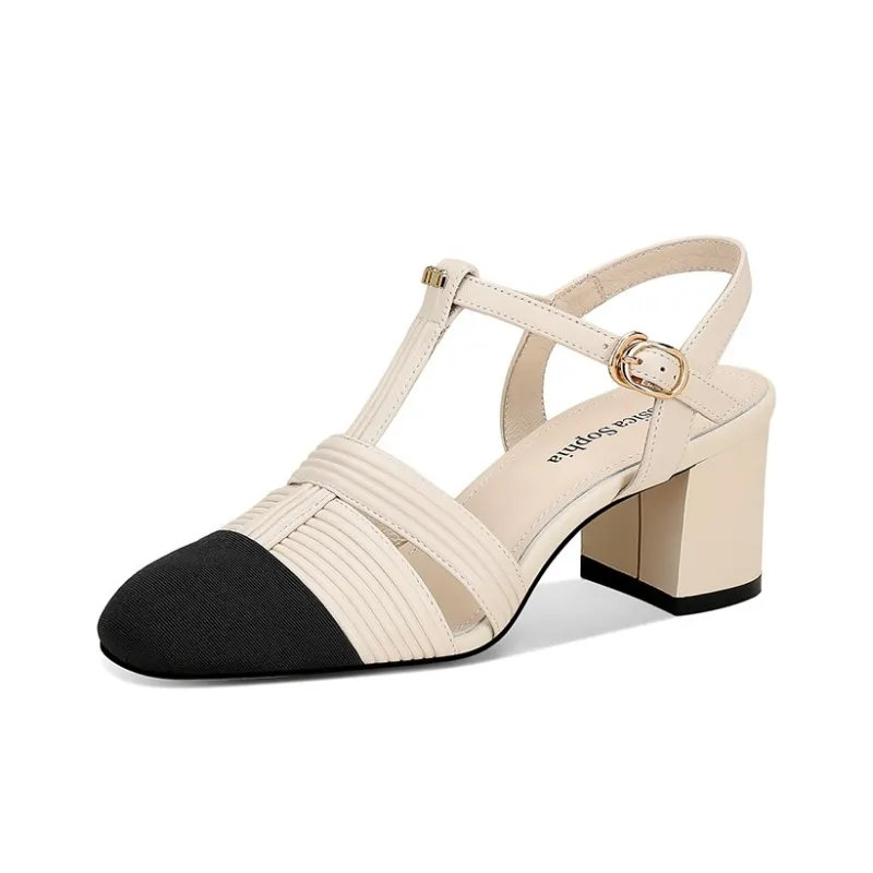 JESSICA SOPHIA Chunky Heel High Heels 5.5cm Women's-0