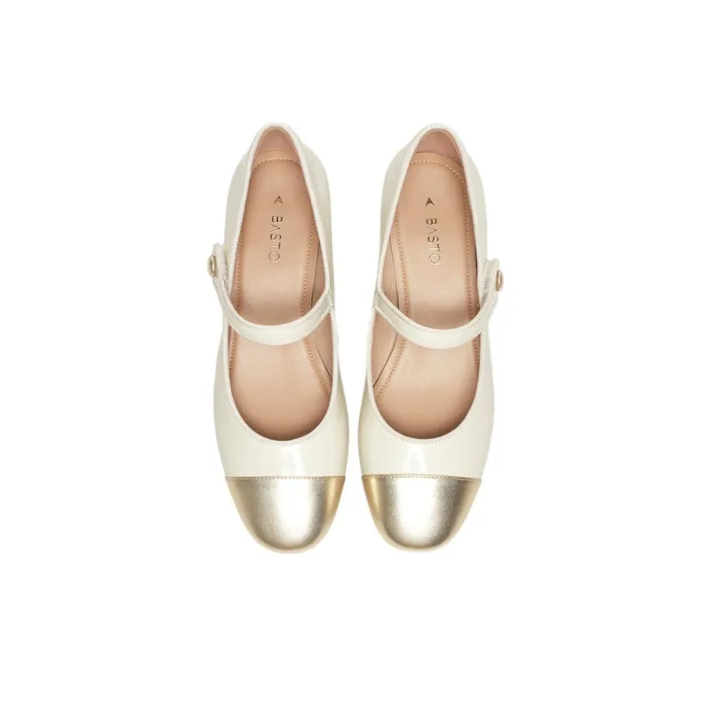 BASTO Block Heel High Heels 4cm Women's-3