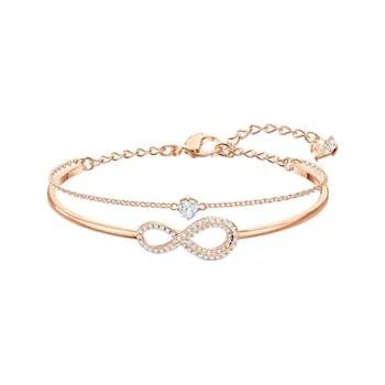 Swarovski Rose Gold Tone Plated Bangles Women's Rose Gold Tone Plated