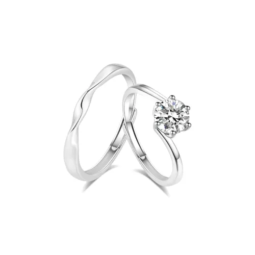 KINGEE Love Confession Anniversary Gift Of Choice Adjustable Opening Ring Unisex