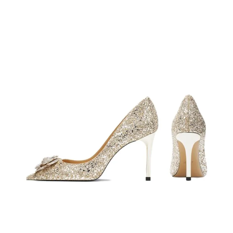 Zubumei Slim Heel High Heels 8cm Women's-7