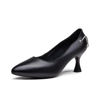 AOKANG Flared Heel High Heels Women's