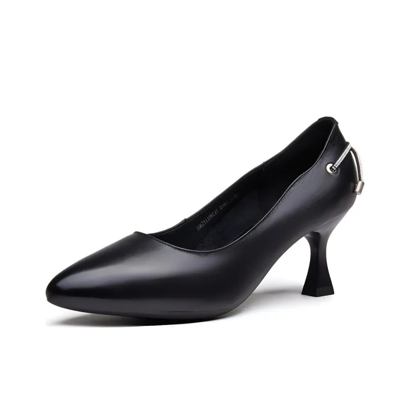 AOKANG Flared Heel High Heels Women's-0