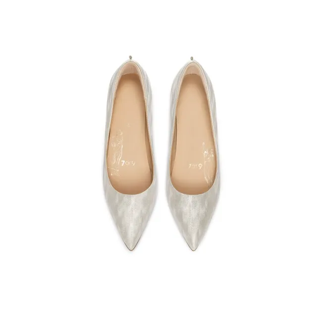 7or9 Aurora Stone High Heels Women's Silver-3