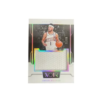 PANINI 2023 24 Noir Sun Devin Booker Jersey 71/99 Home White Player Card Pass through Sports Cards 1 Pc