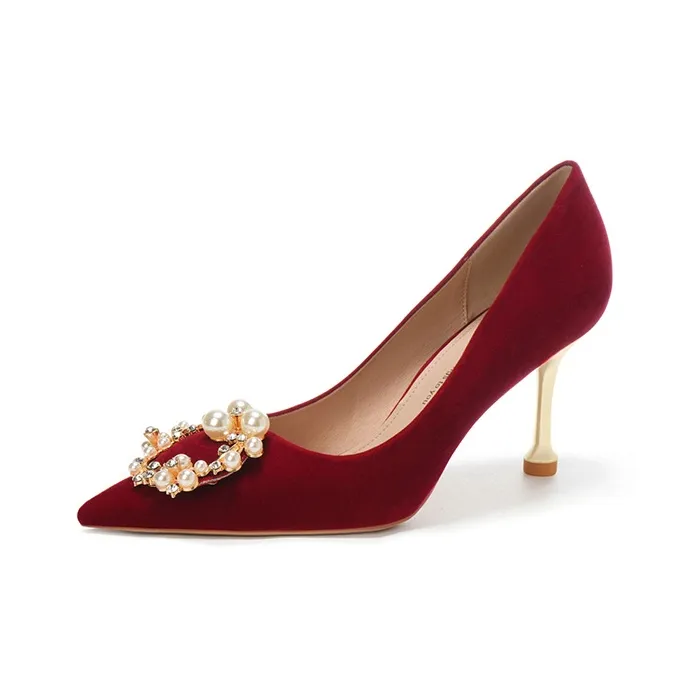 Bamiti Slim Heel High Heels Women's-2