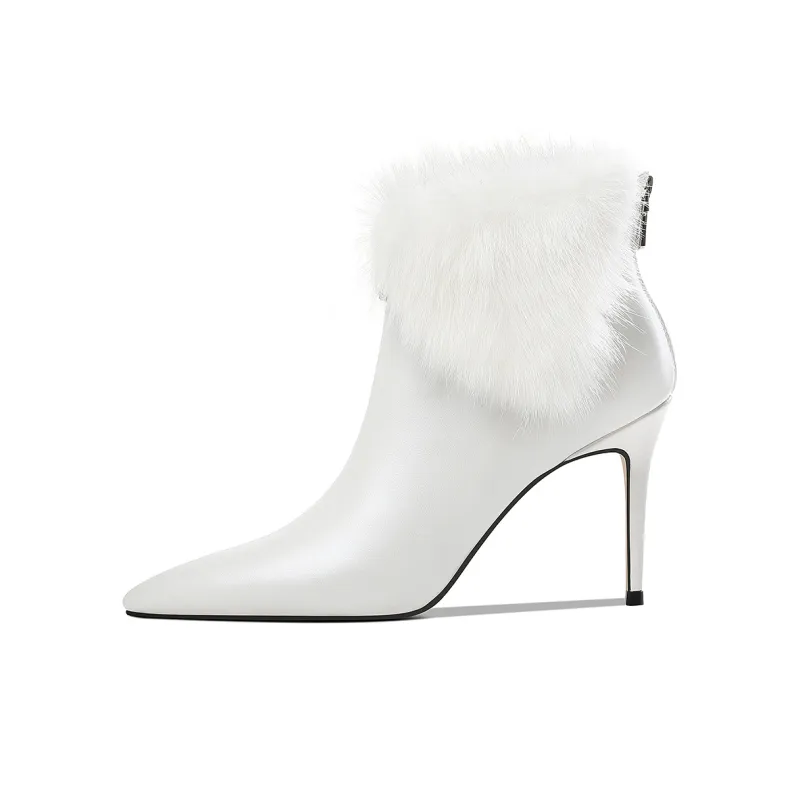 HAOYASENNU Ankle Boots 9cm Women's-0