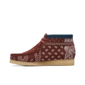 Clarks Originals Wallabee Boot Brick Paisley
